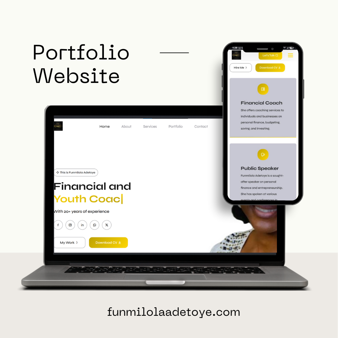 Funmilola Adetoye Portfolio Website